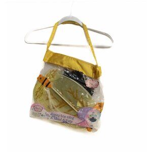 Honeybee Girls Black Yellow Polyester Bee Costume Outfit Wing Wand Tutu 3 NWOT